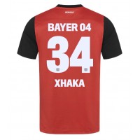 Fotbalové Dres Bayer Leverkusen Granit Xhaka #34 Domácí 2024-25 Krátký Rukáv